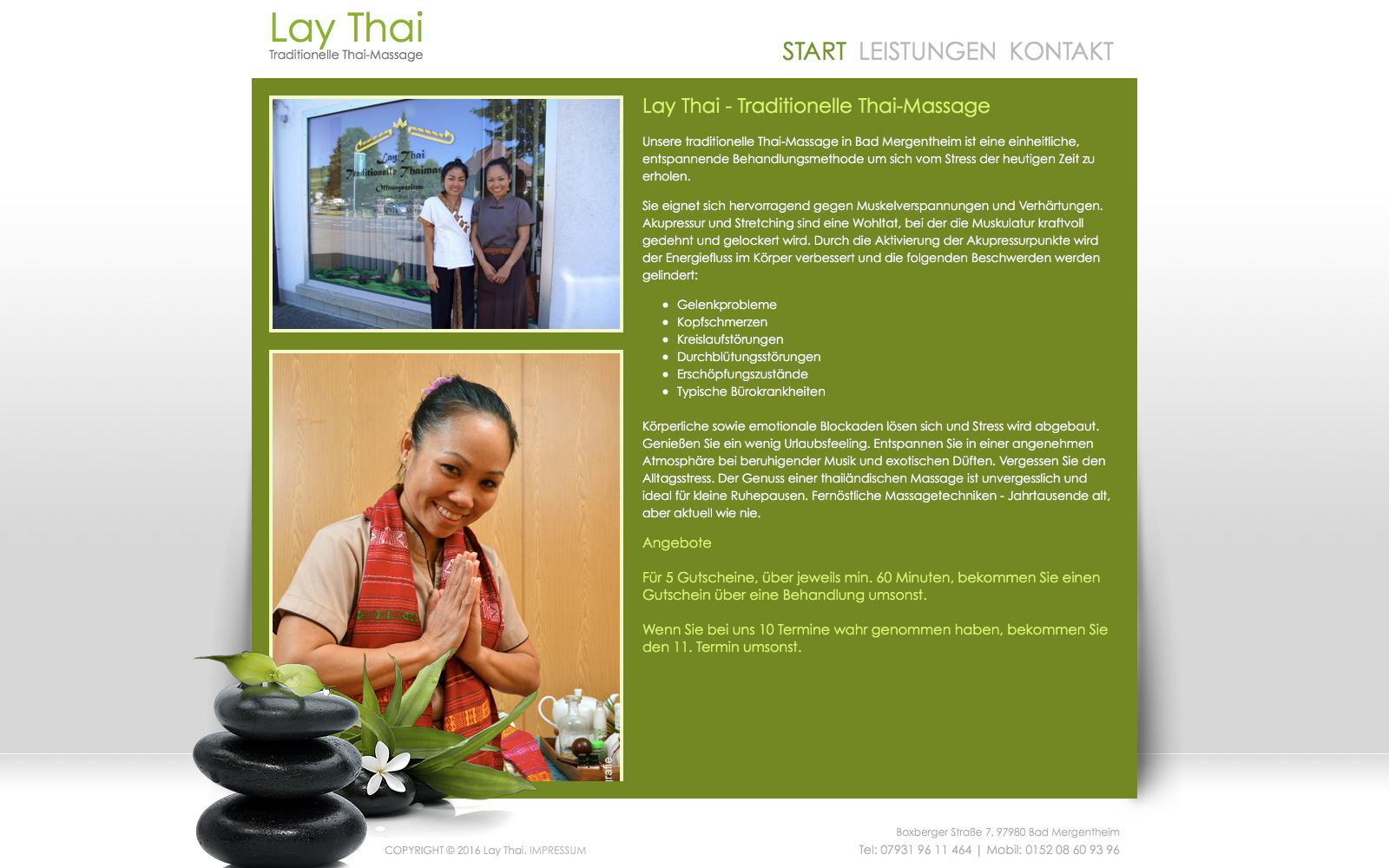 Lay Thai Traditionelle Thai-Massage