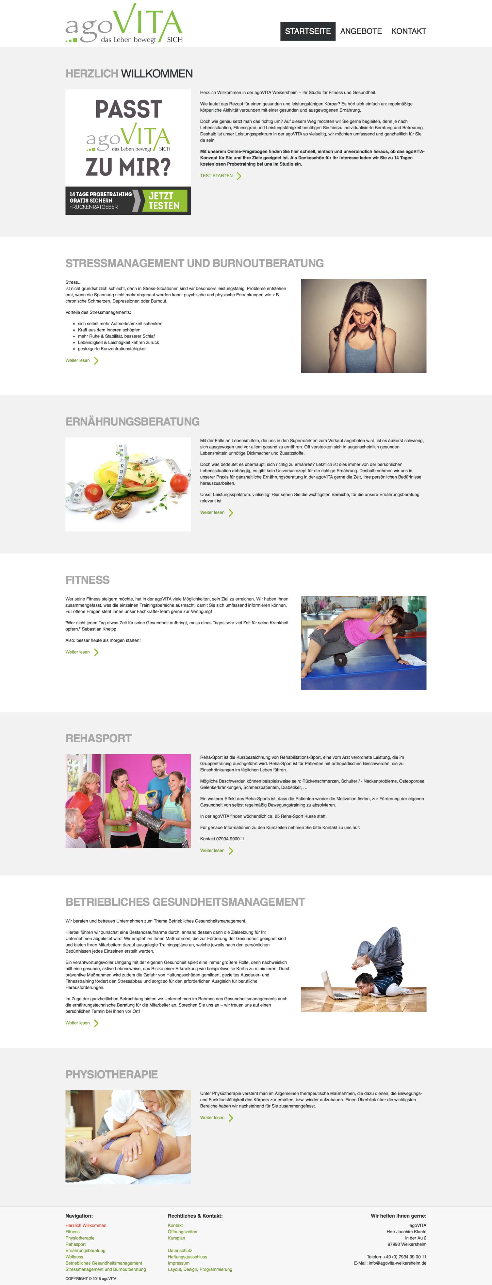agoVITA Weikersheim – Ihr Studio für Fitness und Gesundheit