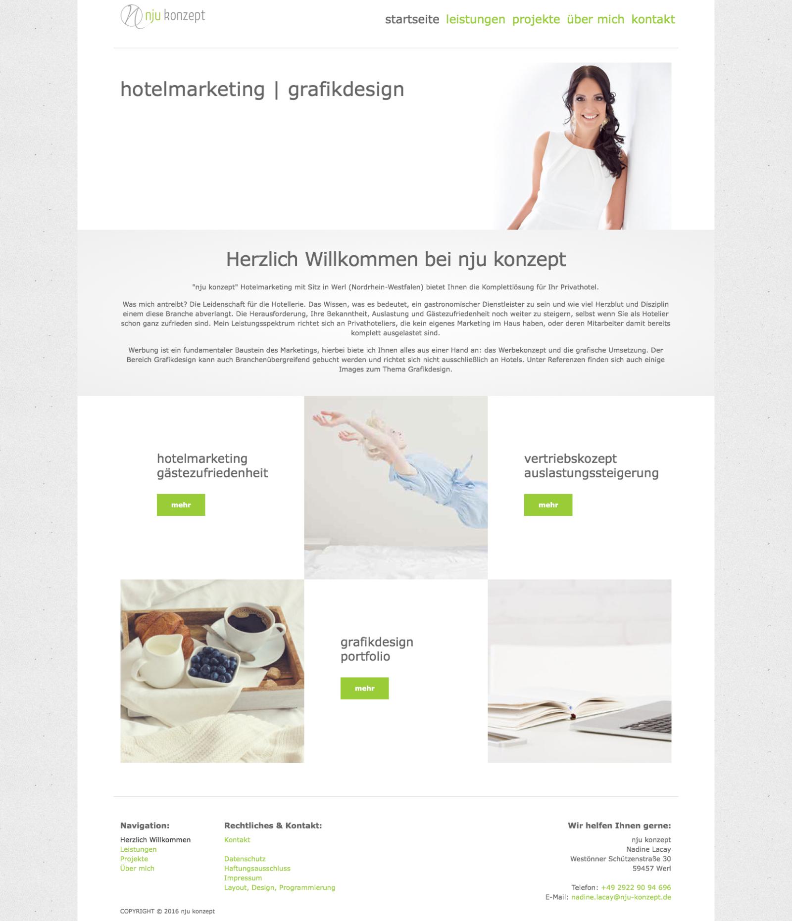 nju konzept - Hotelmarketing, Grafikdesign, Bettenauslastung, Gästezufriedenheit, Hotelvertrieb, Online-Marketing